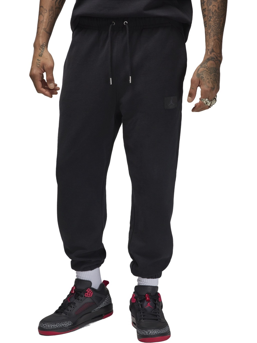 Jordan Men's Black Flight Fleece Sweatpants - Size M